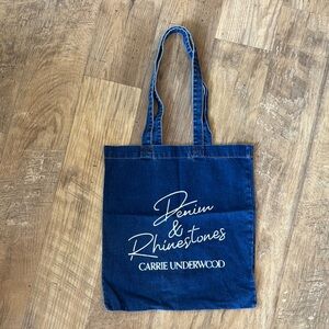Carrie Underwood Denim & Rhinestones Denim Tote Bag